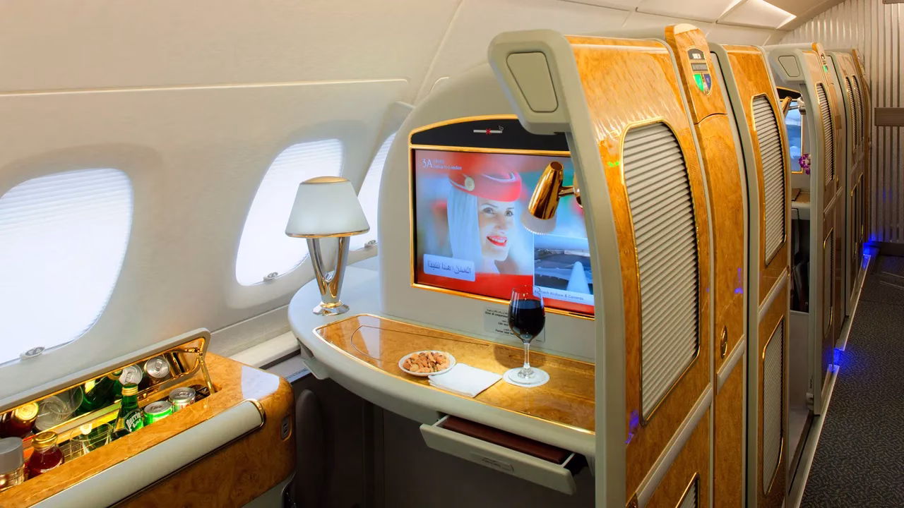 Primeira Classe Emirates no A380 – Milão – Nova York